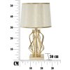 Mauro Ferretti lampa stołowa Glam X E27 Ø 30x52 cm kremowy złoty