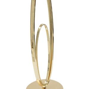 Mauro Ferretti lampa stołowa Glam Flush E27 Ø 30x58 cm kremowy złoty