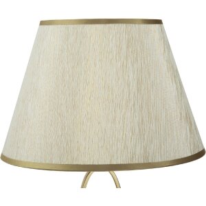 Mauro Ferretti lampa stołowa Glam Flush E27 Ø 30x58 cm kremowy złoty