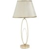 Mauro Ferretti lampa stołowa Glam Flush E27 Ø 30x58 cm kremowy złoty