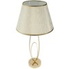 Mauro Ferretti lampa stołowa Glam Flush E27 Ø 30x58 cm kremowy złoty