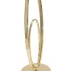 Mauro Ferretti lampa stołowa Glam Flush E27 Ø 30x58 cm kremowy złoty