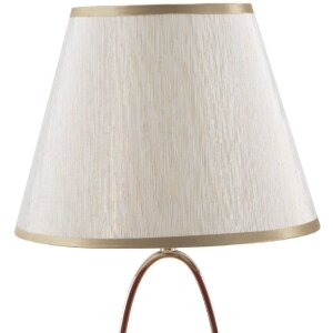Mauro Ferretti lampa stołowa Glam Flush E27 Ø 24x47 cm kremowy złoty
