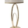Mauro Ferretti lampa stołowa Glam Flush E27 Ø 24x47 cm kremowy złoty