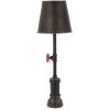 Mauro Ferretti lampa stołowa Manhattan Single E27 Ø 21x64 cm czarna miedź