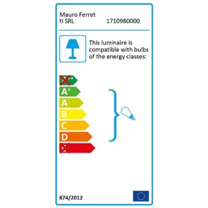 Mauro Ferretti lampa ścienna Simple Glam E27 28,5x8x46 cm złoty