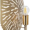Mauro Ferretti lampa ścienna Simple Glam E27 28,5x8x46 cm złoty