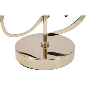 Mauro Ferretti lampa stołowa Glam Harts E27 Ø 30x54,5 cm czarne złoto