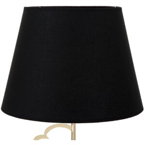 Mauro Ferretti lampa stołowa Glam Harts E27 Ø 30x54,5 cm czarne złoto
