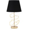 Mauro Ferretti lampa stołowa Glam Harts E27 Ø 30x54,5 cm czarne złoto
