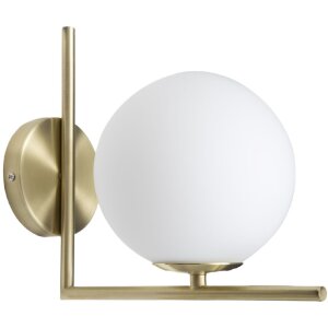 Mauro Ferretti lampa ścienna Glamy E14 15x25x22 cm białe złoto