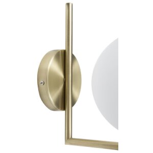 Mauro Ferretti lampa ścienna Glamy E14 15x25x22 cm białe złoto