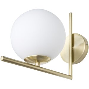 Mauro Ferretti lampa ścienna Glamy E14 15x25x22 cm białe złoto