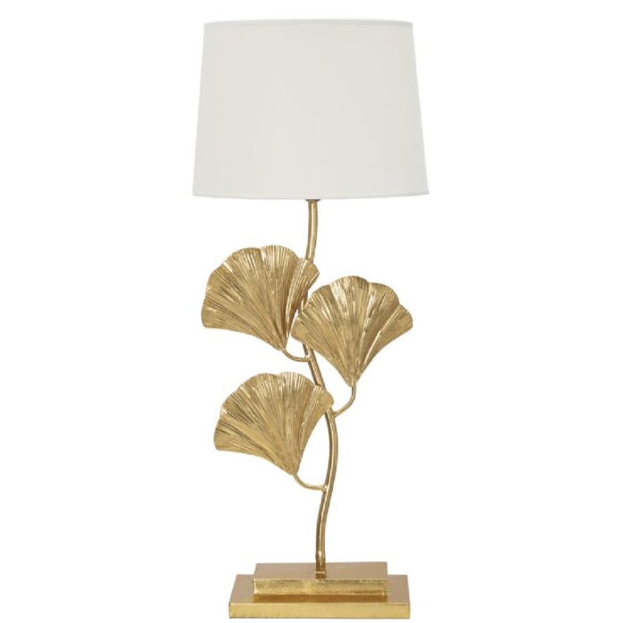 Mauro Ferretti lampa stołowa Glamy E27 Ø 33x81 cm złoty biały
