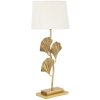 Mauro Ferretti lampa stołowa Glamy E27 Ø 33x81 cm złoty biały