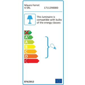 Mauro Ferretti lampa ścienna Shuttle E14 25x8x25 cm złoty czarny
