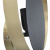 Mauro Ferretti lampa ścienna Shuttle E14 25x8x25 cm złoty czarny