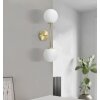 Mauro Ferretti lampa ścienna Glamy podwójna E14 15x21x55 cm złoty biały
