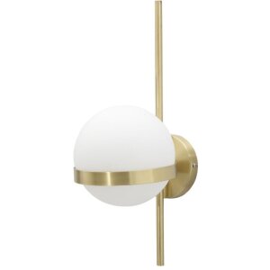 Mauro Ferretti lampa ścienna Glamy circle E14 15x20x40 cm złoty biały