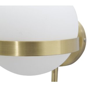 Mauro Ferretti lampa ścienna Glamy circle E14 15x20x40 cm złoty biały