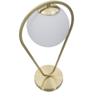 Mauro Ferretti lampa stołowa Glamy Ablegen E14 25x18x50 cm złoty biały