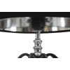 Mauro Ferretti Darky lampa stołowa srebrna E27 Ø 28x56 cm czarny srebrny
