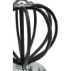 Mauro Ferretti Darky lampa stołowa srebrna E27 Ø 28x44,5 cm czarny srebrny