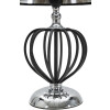 Mauro Ferretti Darky lampa stołowa srebrna E27 Ø 28x44,5 cm czarny srebrny