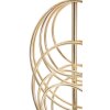Mauro Ferretti Circly lampa stołowa E27 Ø 22,5x65 cm złoty czarny