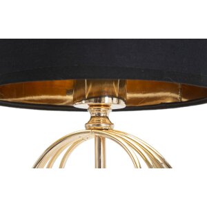 Mauro Ferretti Circly lampa stołowa E27 Ø 20x58,5 cm złoty czarny