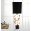 Mauro Ferretti Circly lampa stołowa E27 Ø 20x58,5 cm złoty czarny