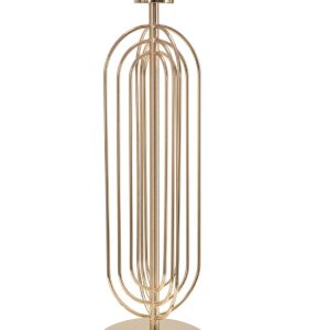 Mauro Ferretti lampa stołowa Krista E27 Ø 33x64 cm złoty róż