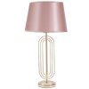 Mauro Ferretti lampa stołowa Krista E27 Ø 33x64 cm złoty róż