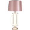 Mauro Ferretti lampa stołowa Krista E27 Ø 28x55 cm złoty róż
