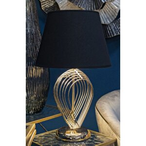 Mauro Ferretti lampa stołowa Maxt E27 Ø 32,5x53,5 cm złoty czarny