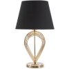 Mauro Ferretti lampa stołowa Maxt E27 Ø 32,5x53,5 cm złoty czarny