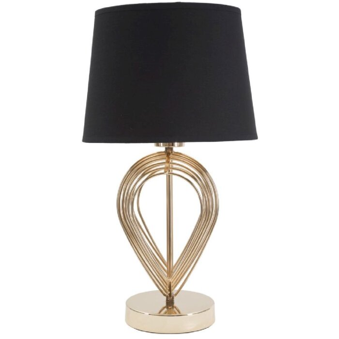 Mauro Ferretti lampa stołowa Maxt E27 Ø 24x44 cm złoty czarny
