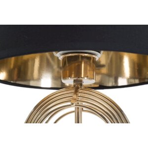 Mauro Ferretti lampa stołowa Maxt E27 Ø 24x44 cm złoty czarny