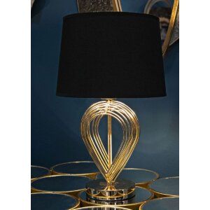 Mauro Ferretti lampa stołowa Maxt E27 Ø 24x44 cm złoty czarny