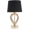 Mauro Ferretti lampa stołowa Maxt E27 Ø 24x44 cm złoty czarny
