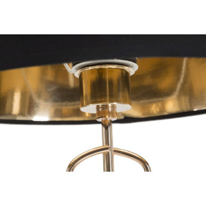 Mauro Ferretti lampa stołowa X E27 Ø 30x61,5 cm złoty czarny