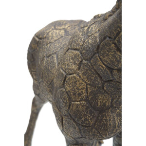 Mauro Ferretti lampa stołowa Giraffe E27 40x22x80 cm antyczne złoto