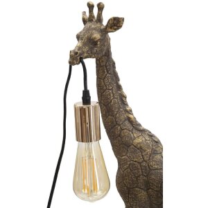 Mauro Ferretti lampa stołowa Giraffe E27 28x16x60 cm antyczne złoto