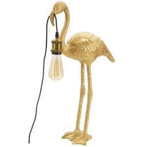 Mauro Ferretti lampa stołowa Flamingo E27 37x19x59 cm złota
