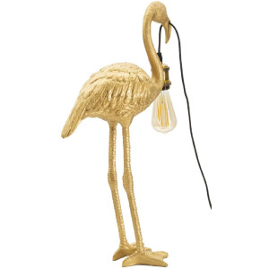 Mauro Ferretti lampa stołowa Flamingo E27 37x19x59 cm złota