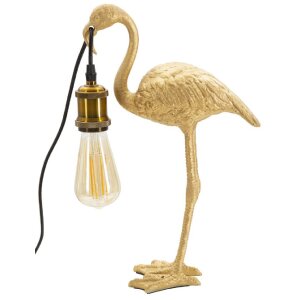 Mauro Ferretti lampa stołowa Flamingo E27 13x11,5x39,5 cm złota
