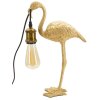 Mauro Ferretti lampa stołowa Flamingo E27 13x11,5x39,5 cm złota