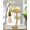 Mauro Ferretti lampa stołowa Flamingo E27 13x11,5x39,5 cm złota
