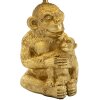 Mauro Ferretti lampa stołowa monkey mum E27 Ø 30x49 cm złoto-czarna