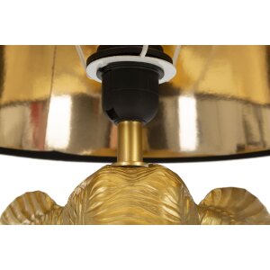 Mauro Ferretti lampa stołowa słoń E27 Ø 32x59 cm złoty czarny